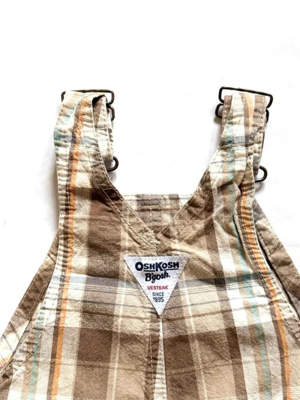 OshKosh B’Gosh | Vestbak Plaid Shortalls